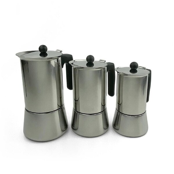 Thickened 6Cups Stainless Steel Stove Top Espresso Italian Coffee Maker