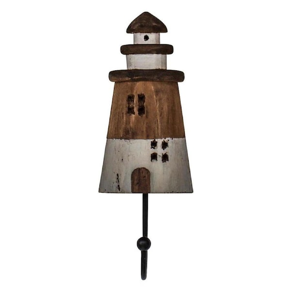 Metal/Wood 25cm Light House Hook Home Decor/Decoration Clothing Storage