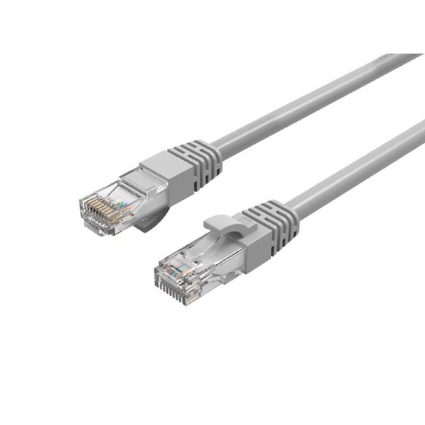 Cruxtec 10m White CAT6 Network Cable Gold-plated RJ45 Patch Lead RoHS Compliant [RC6-100-WH]