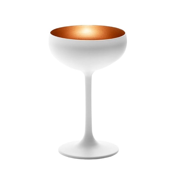 Stolzle Olympic Champagne Coupe 230 ml White/Bronze X 6