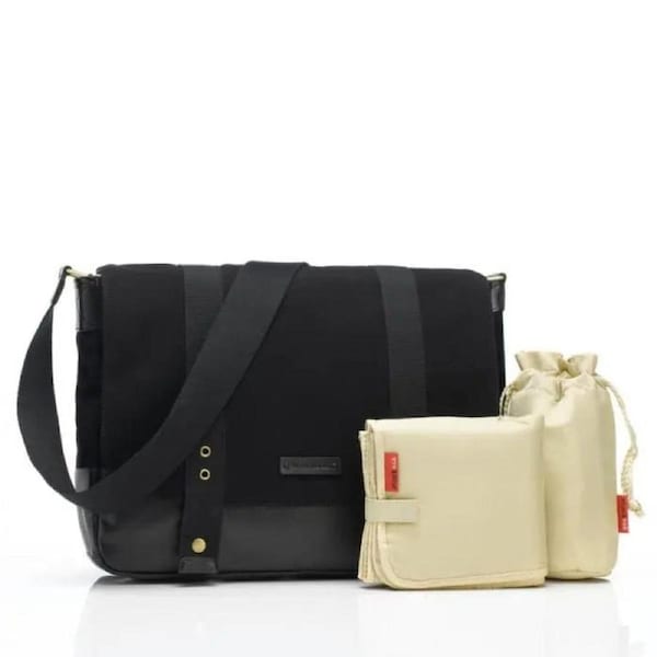 Aubrey Black Nappy Bag - Storksak