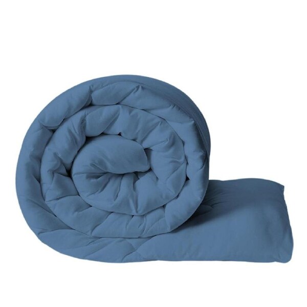 Blue Color Ultra Warm Winter Weight Microfibre Quilt 800GSM (Made in Aus) Queen