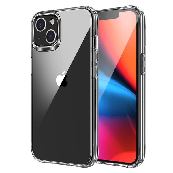 Apple iPhone 13 (6.1") Ultra Slim Premium Crystal Clear TPU Gel Back Case by MEZON – Wireless Charging Compatible (iPhone 13, Gel)