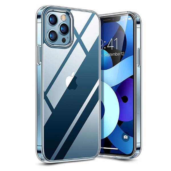 Apple iPhone 13 Pro (6.1") Ultra Slim Premium Crystal Clear TPU Gel Back Case by MEZON – Wireless Charging Compatible (iPhone 13 Pro, Gel) – FREE EXPRESS