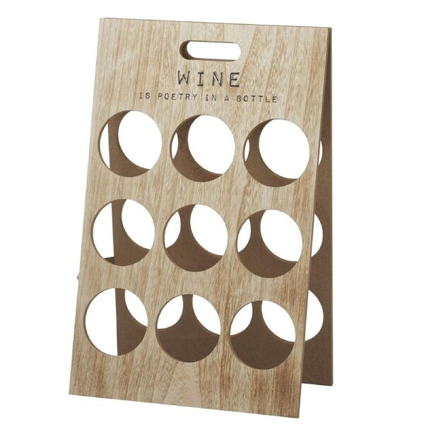 9 Bottle Wine Stand Organiser Shelf Alcohol Liquor Storage Rack Holder