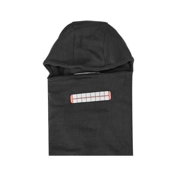 Kangol Okay Folding Balaclava Hat Face Covering Warm Winter - Charcoal