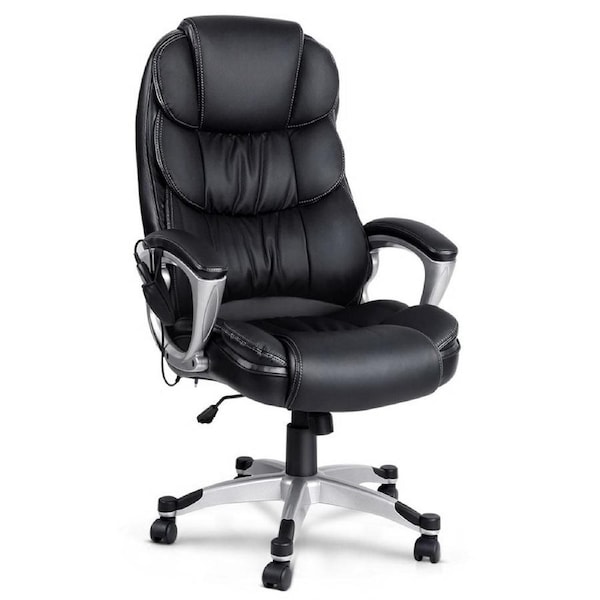 Massage and Office Computer Desk Chair - Black