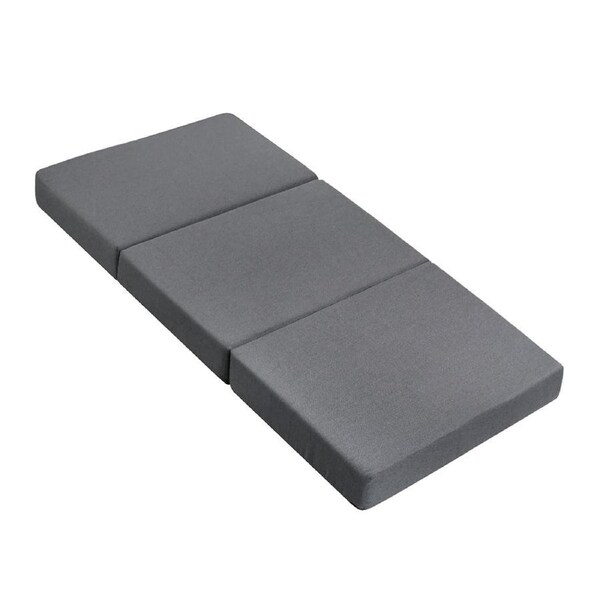 Portable Folding Mattress - Dark Grey