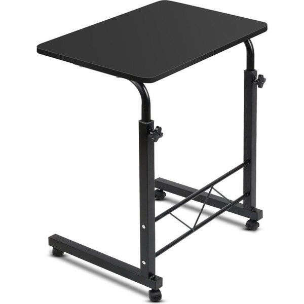 Portable Laptop Table Adjustable Height Desk - Black