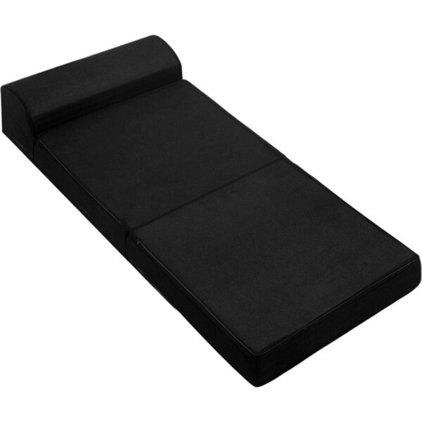 Portable Folding Sofa Bed Mattress - Black - Single