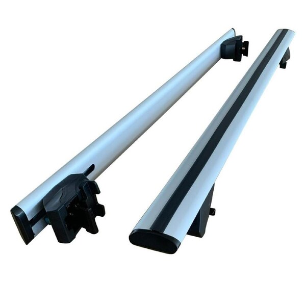 Elora Car Roof Rack Cross Bars Carrier Vehicle Lock ClipOn Rail Adjustable 135cm