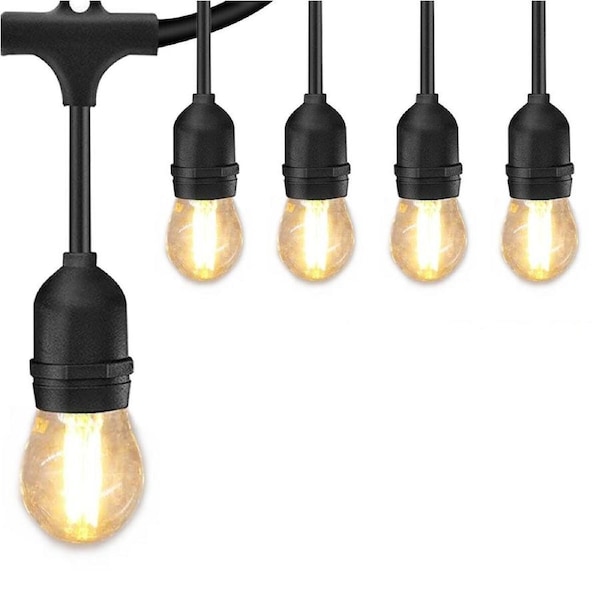 Elora Festoon String Lights LED Outdoor Light Waterproof Xmas Wedding Party 20 Metres (20pcs)