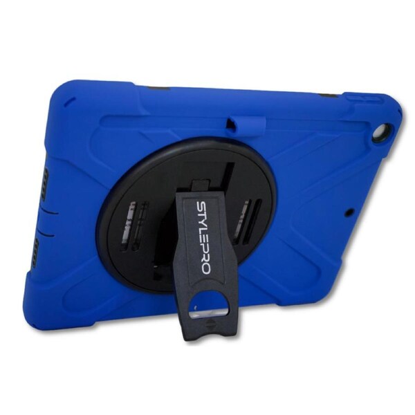 StylePro, iPad Air shockproof case with rotating stand for iPad Air 4 10.9” blue