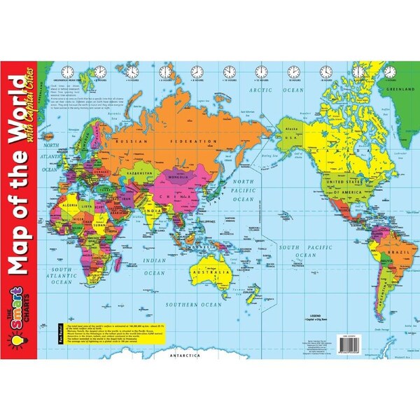 SMART CHART WORLD MAP / WORLD FLAGS