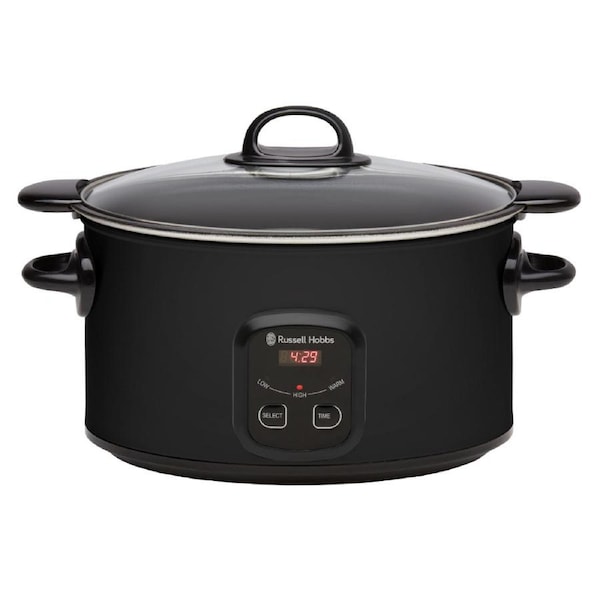 Russell Hobbs 6L Family Searing Slow Cooker 3 Heat Settings RHSC650BLK