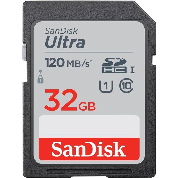 SanDisk Ultra SDHC 32GB Class 10 UHS-I 120MB/s R