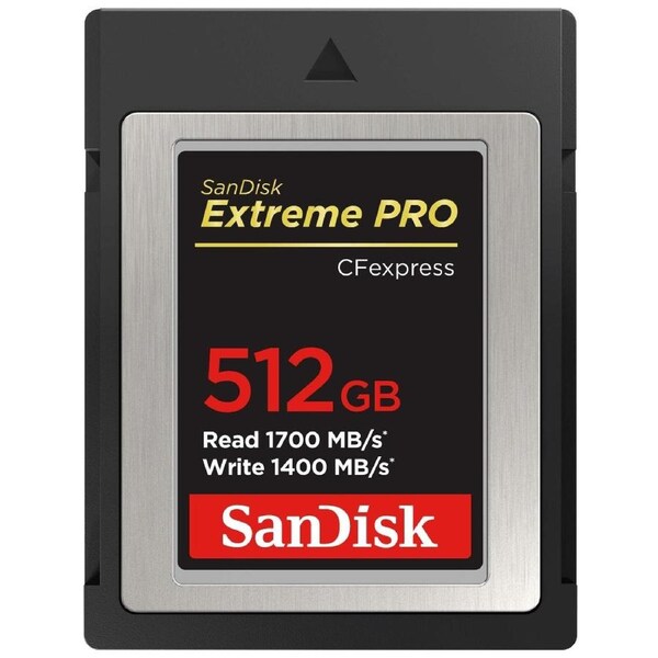 SanDisk Extreme Pro CFexpress Card Type B 512G 1700MB/s r 1400MB/S W
