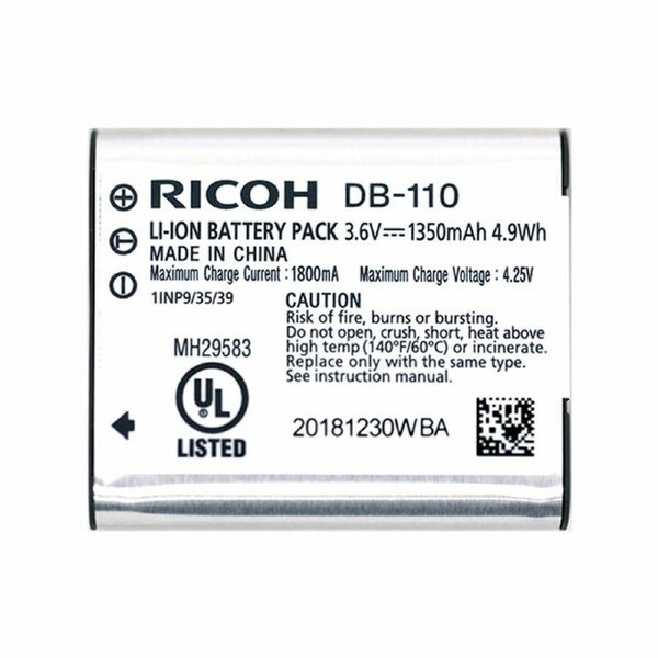 Ricoh DB-110 Battery for GR III Camera