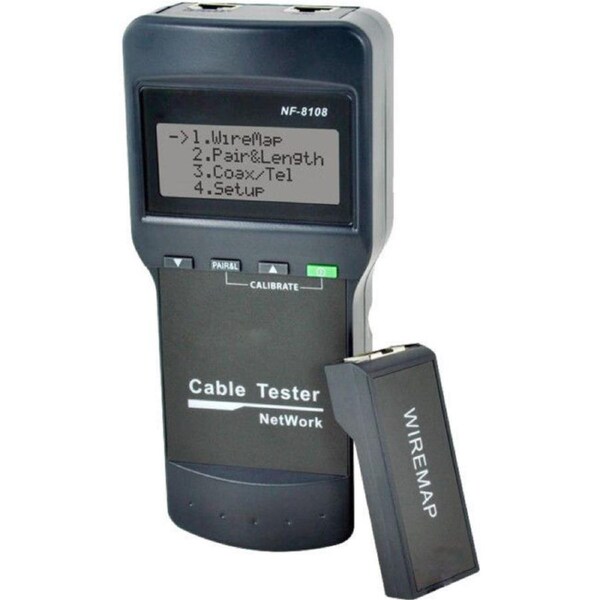 DOSS NF8108A Rj45 LAN Cable Tester Length Faults Locator with Remote Identifier