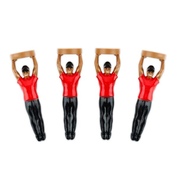 4pc Gift Republic Tiger Woods Funky Sport Accessory Plastic Novelty Golf Tees