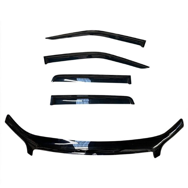 Bonnet Protector + Weather Shields to suit Toyota LandCruiser Prado 150s 10-13