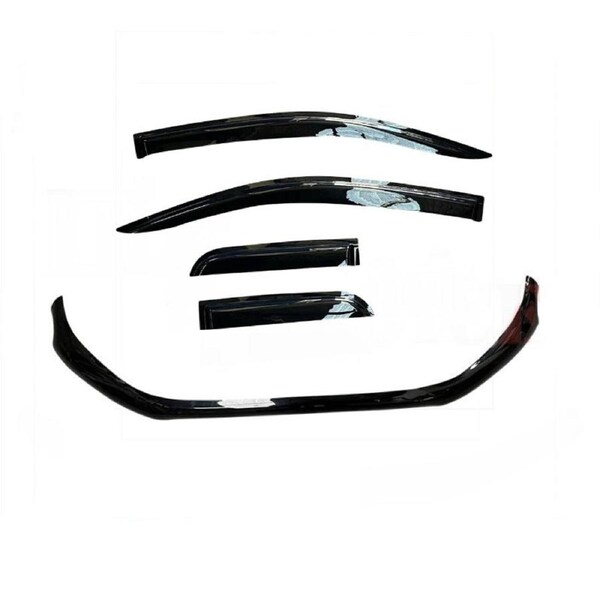 Bonnet Protector + Weathershields For Ford Ranger PX 2 3 SPACE / EXTRA CAB 15-21