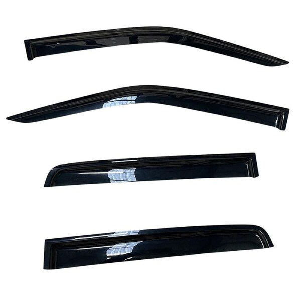 LUXURY Weathershields, Weather shields for ISUZU D-MAX Dual Cab 08-12 model