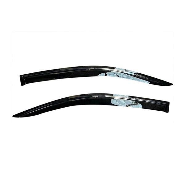 Weathershields, Weather shields for Colorado Extra cab 2012+ 4pcs Tinted Black