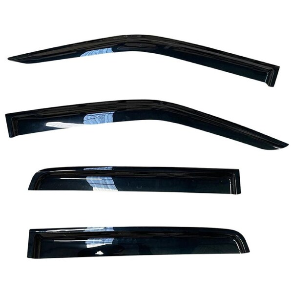 TRADIESCHOICE Weathershields for Toyota LandCruiser Prado 150 Series 09-24 - Sun Visors for Enhanced Comfort and Style