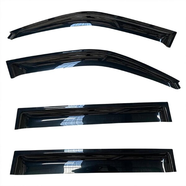 TRADIESCHOICE Weathershields Window Visors for Toyota Land Cruiser 100 Series 1998-2007 - Enhance Style and Comfort