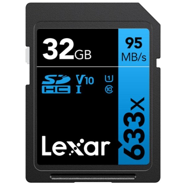 Lexar 32GB SD Card SDHC UHS-I Professional 633x Full HD Camera DSLR TF Memory Card 95MB/s