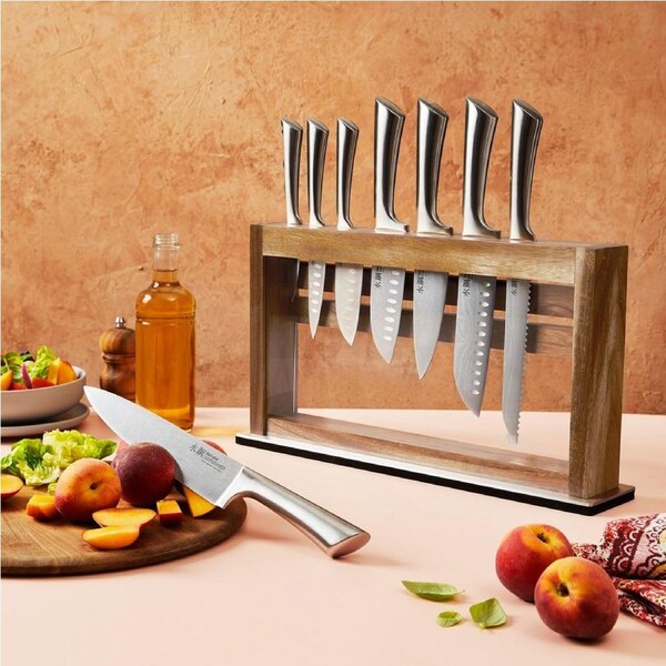 Baccarat Damashiro Okada 9 Piece Knife Block