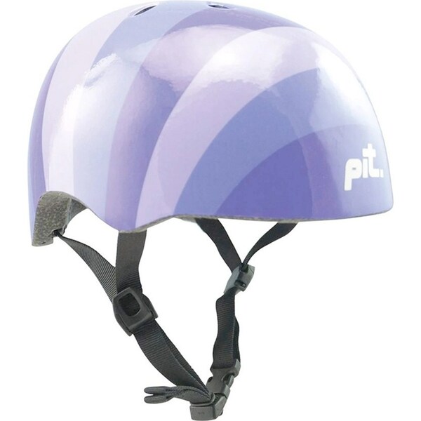 Pit Bicycle/Bike Inlaid Strap Helmet X-Small 50-54cm Head Kids Stripes Purple