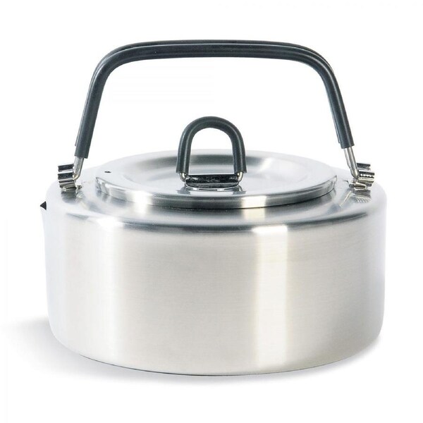 Tatonka H2O Kettle Pot 1.0L Foldable Handles Stainless Steel Compact/Portable