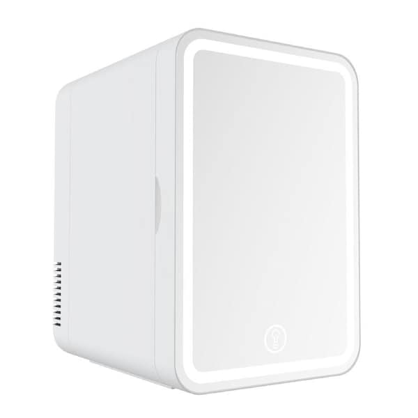 Advwin 8L Portable Mirrored Beauty Fridge with LED Lighting Mini Makeup Refrigerator