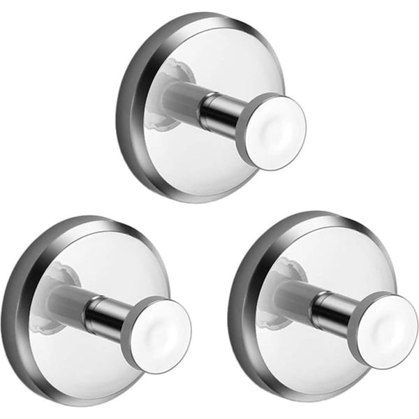 Catzon 3 Pack Suction Cup Hooks Heavy Duty Bathroom Kitchen Waterproof Suction Holder