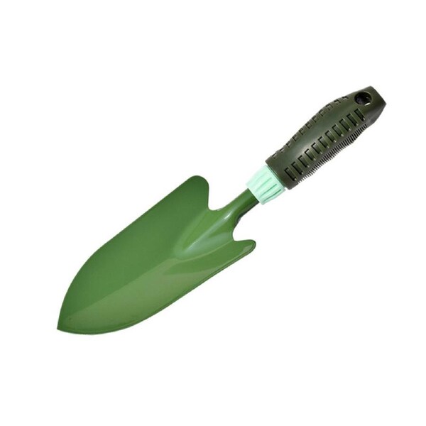 Catzon 30cm Garden Hand Carbon Steel Trowel Soft PVC Handle Little Shovel for Planting Transplanting Weeding Moving and Smoothing Soil
