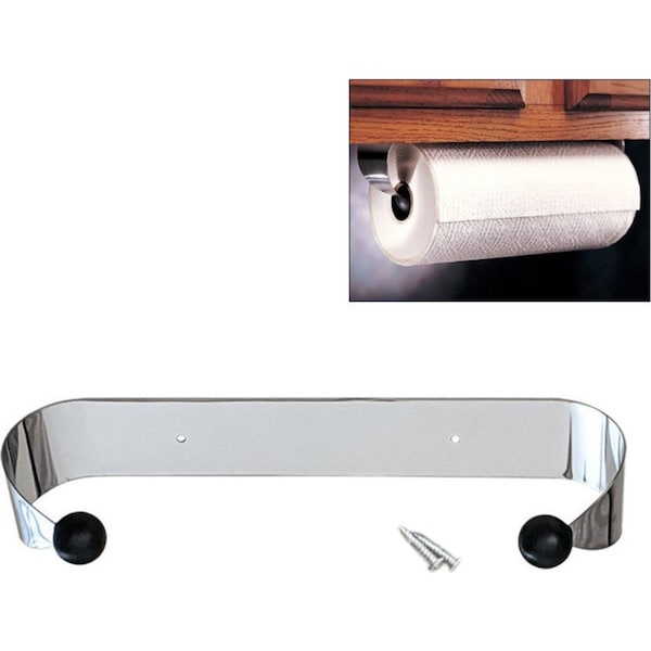 Catzon Stainless Steel Paper Towel Holder Under Cabinet Paper Towel Holder Silver