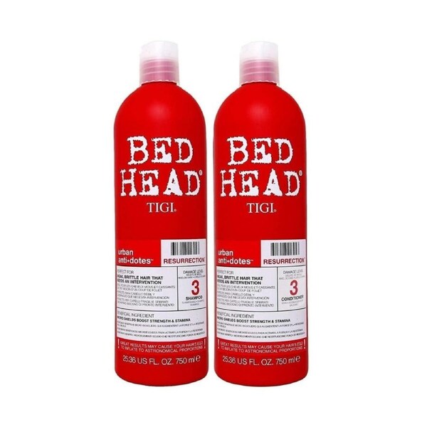 TIGI Bed Head Urban Antidotes Level 3 Resurrection Shampoo & Conditioner 750mL Bundled Duo