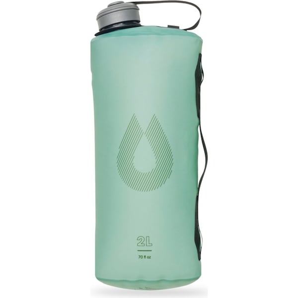 Hydrapak Seeker Collapsable Hydration Camp Drinking/Water Bottle 2L Sutro Green