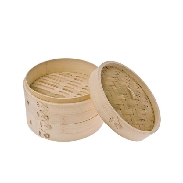Bamboo Steamer 20cm 3pce