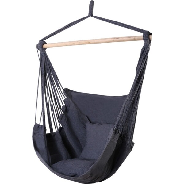 Hammock Swing Chair - Grey - 120KG Capacity