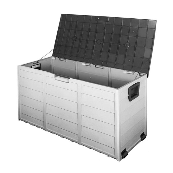 Outdoor Storage Container Box Black - 290L