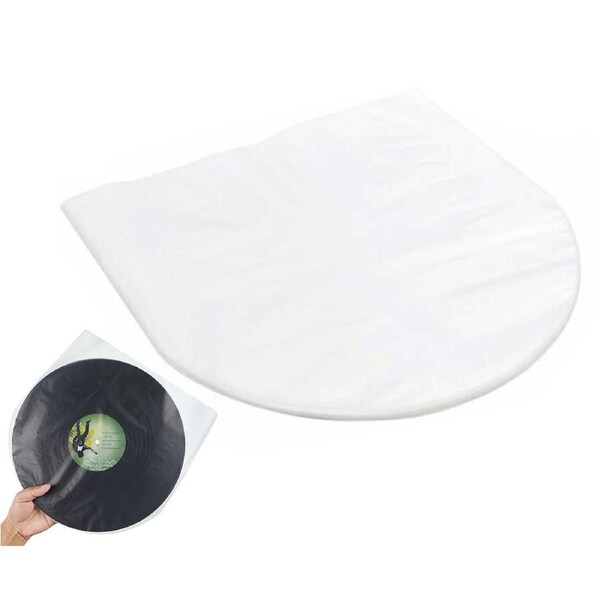 50Pcs Inner Antistatic PLASTIC RECORD COVER SLEEVES for 12 Inches Vinyl LPs Album