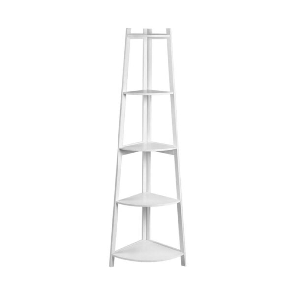 Corner Ladder Shelf Bookcase Display Storage Unit