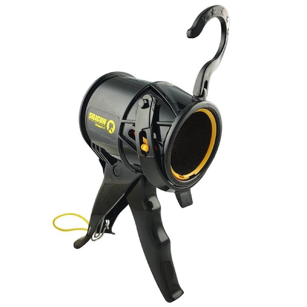 Siligun 4'' Caulking Gun Compact Dripless f/ Sealant 12:1 Thrust Ratio Anti-Drip