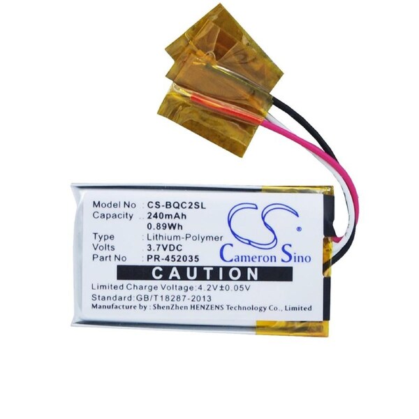 Replacement Battery for BOSE Quiet Comfort 20 QC20 headphone,Part PR-452035