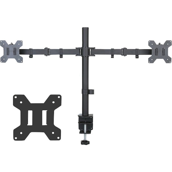 2 Arm Desk Mount Monitor Stand TV Holderp