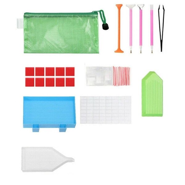 70pcs Diy Art Craft Diamond Painting Tools Box