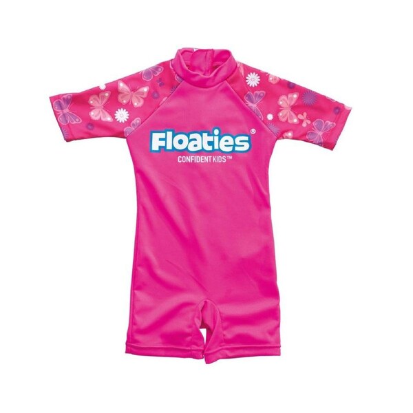 Floaties Swimsuit girls 2-3years - Pink Buttefly